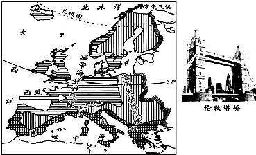 读"欧洲西部图",回答下列问题.